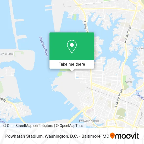 Powhatan Stadium map
