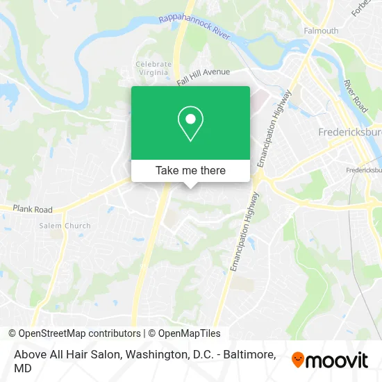 Above All Hair Salon map