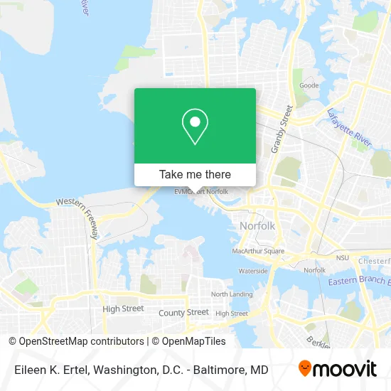 Eileen K. Ertel map
