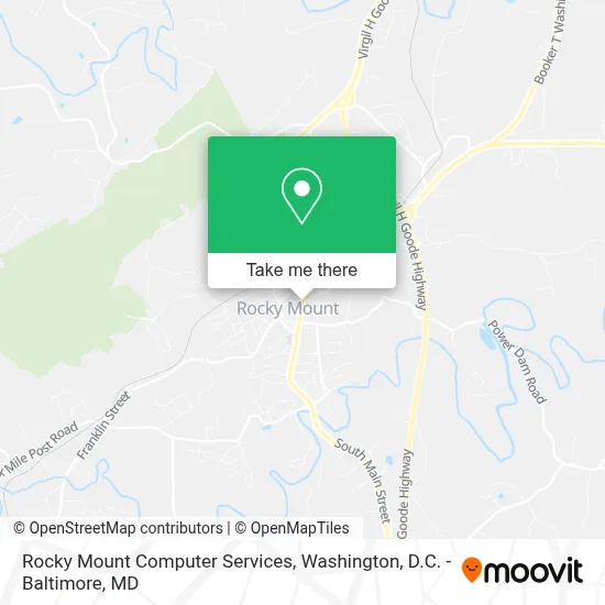 Rocky Mount Computer Services map
