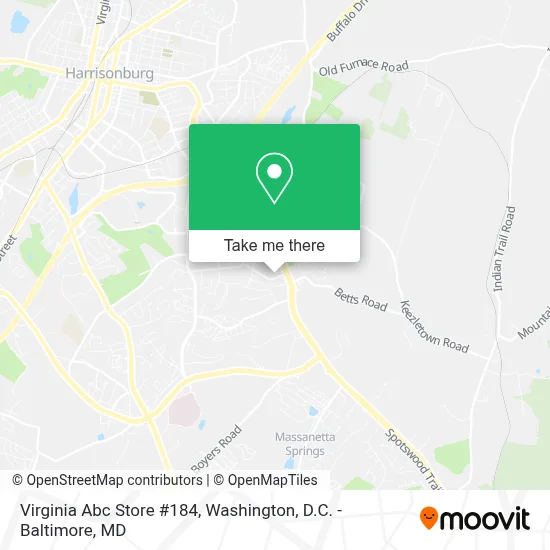 Virginia Abc Store #184 map