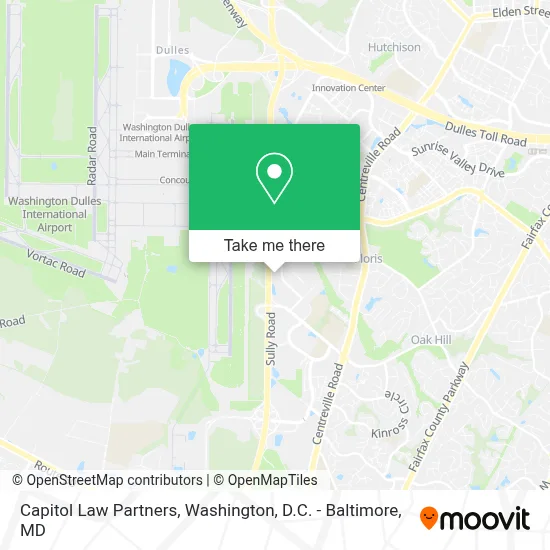 Capitol Law Partners map