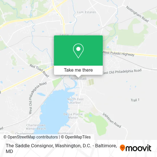 The Saddle Consignor map