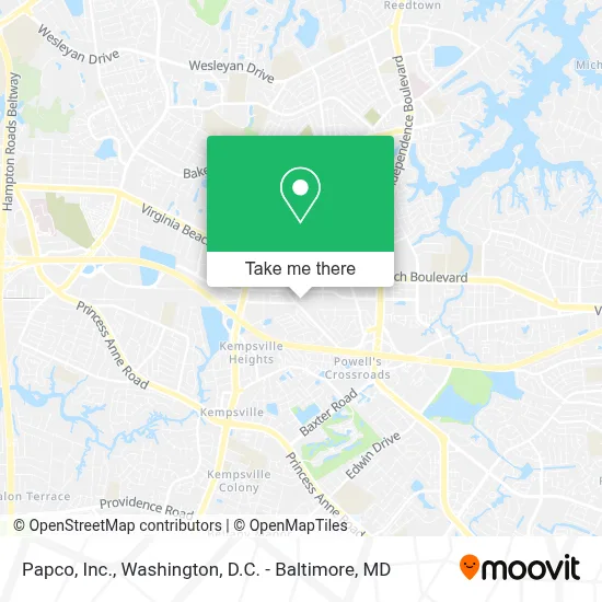 Papco, Inc. map