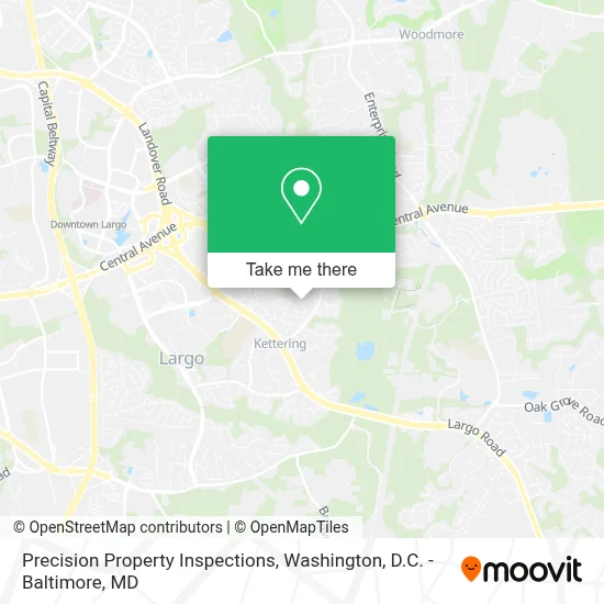 Precision Property Inspections map