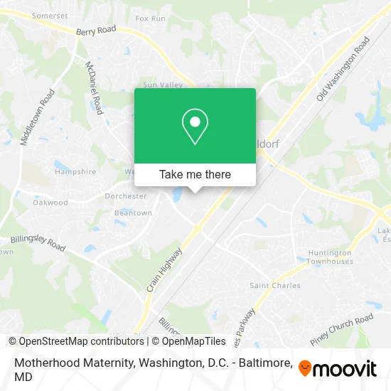 Motherhood Maternity map