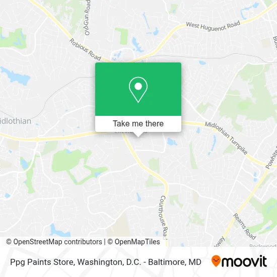 Ppg Paints Store map