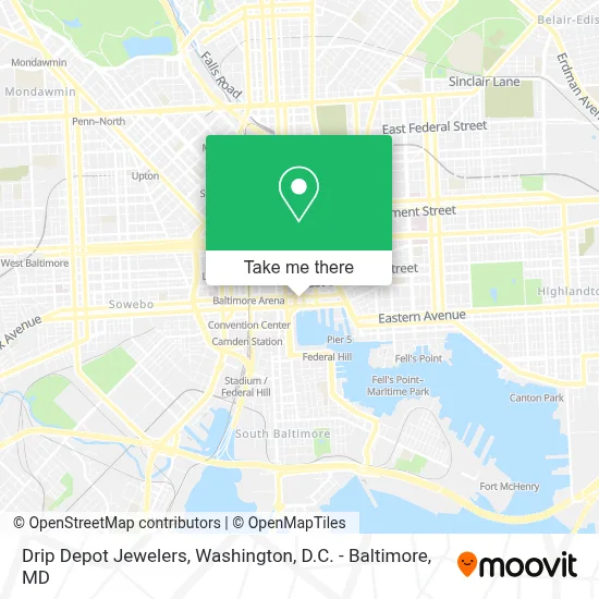 Drip Depot Jewelers map