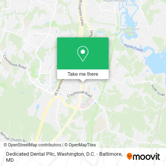 Dedicated Dental Pllc map