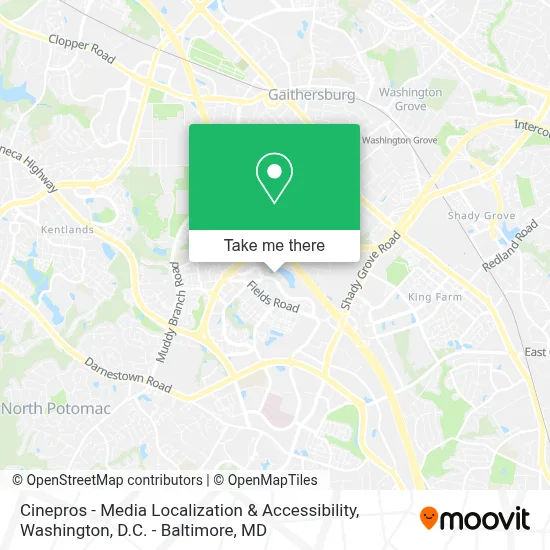 Cinepros - Media Localization & Accessibility map