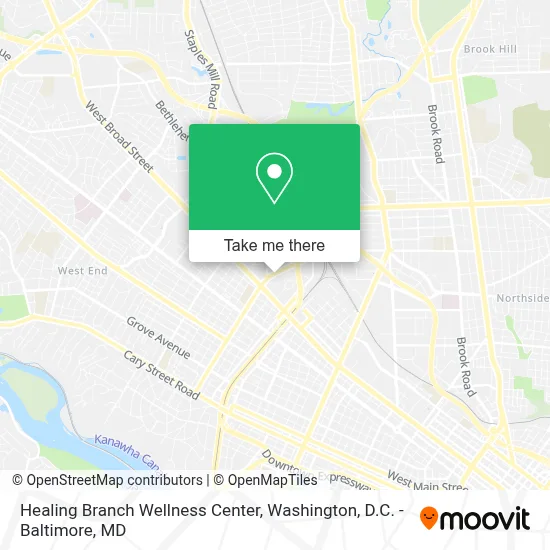 Healing Branch Wellness Center map