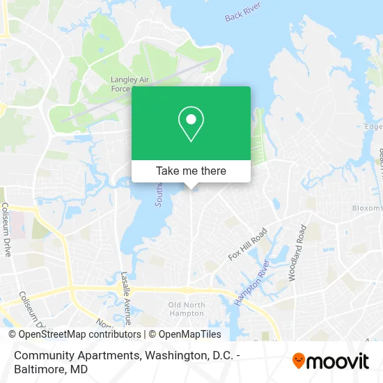 Community Apartments map