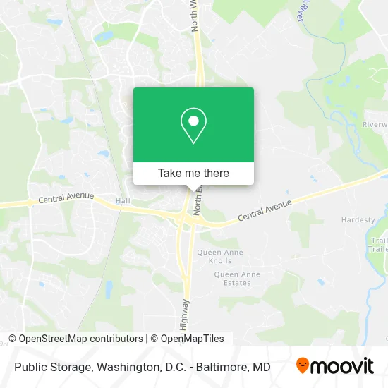 Public Storage map