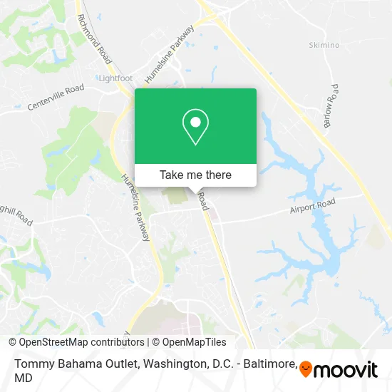 Tommy Bahama Outlet map