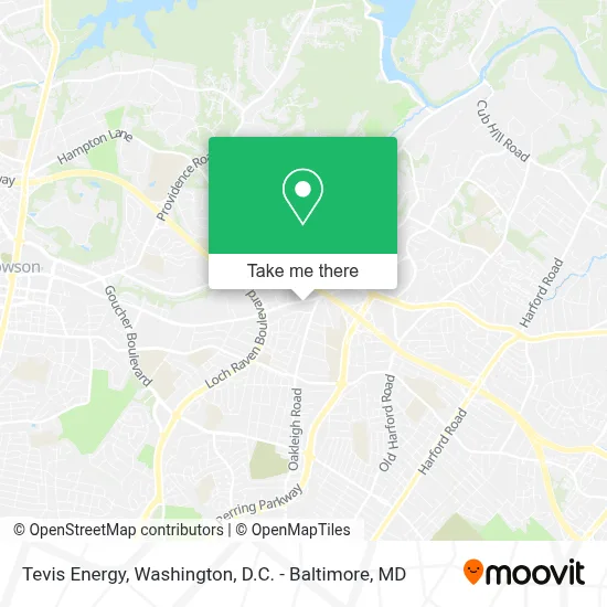 Tevis Energy map