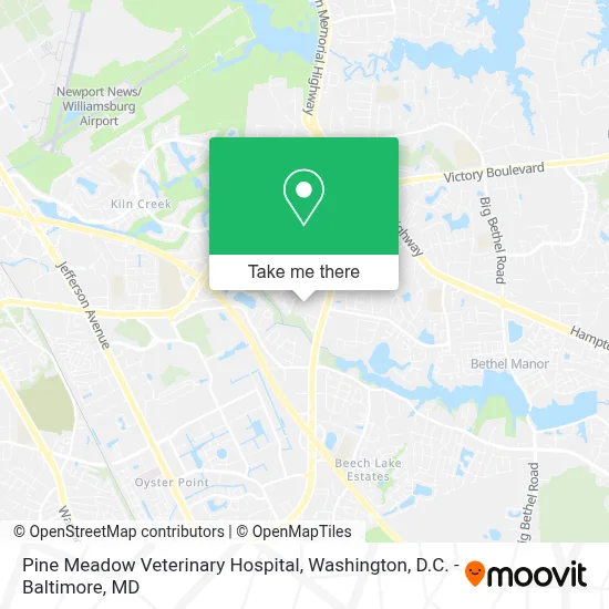Pine Meadow Veterinary Hospital map