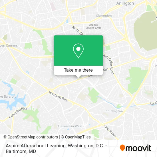 Aspire Afterschool Learning map
