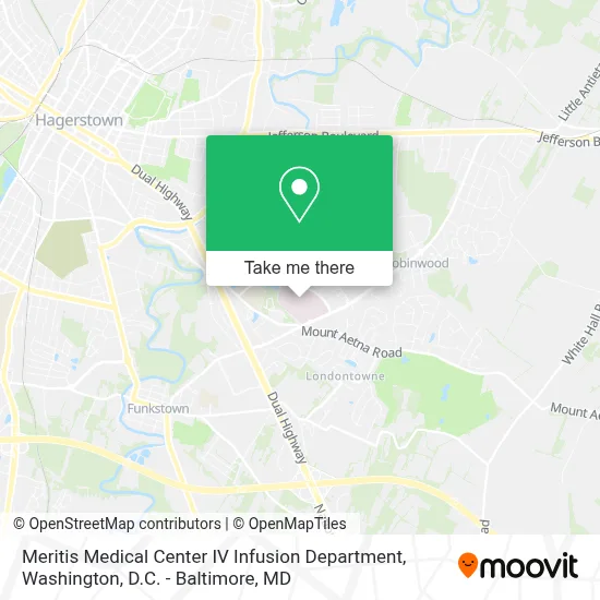 Meritis Medical Center IV Infusion Department map