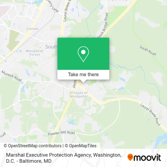 Marshal Executive Protection Agency map