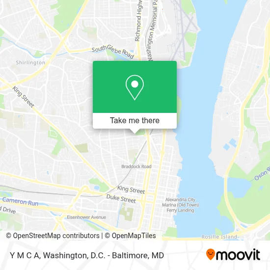 Y M C A map