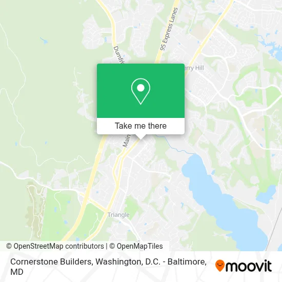 Cornerstone Builders map