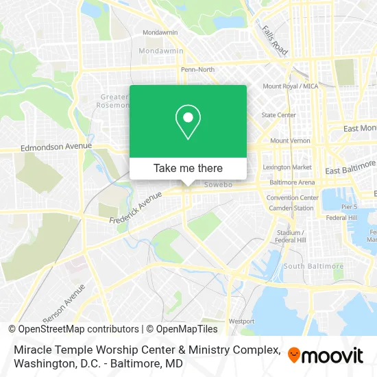 Miracle Temple Worship Center & Ministry Complex map