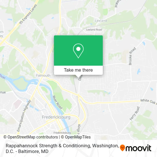 Rappahannock Strength & Conditioning map