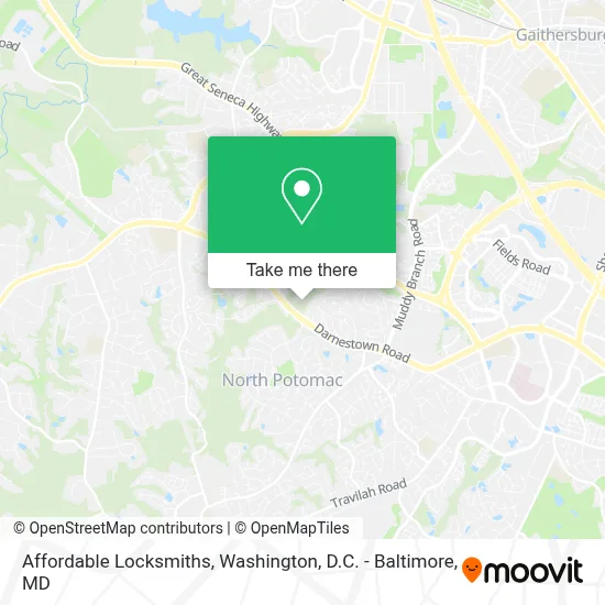 Affordable Locksmiths map