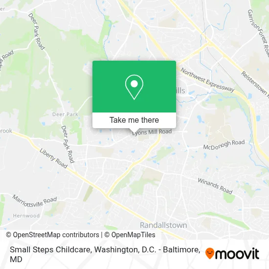 Small Steps Childcare map