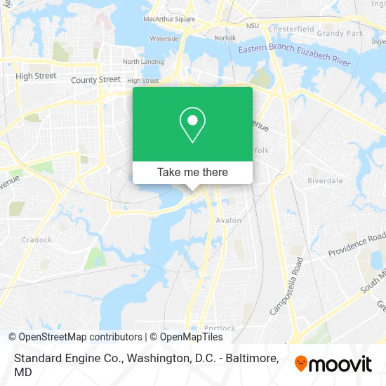 Standard Engine Co. map