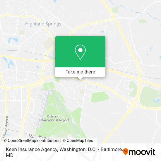 Keen Insurance Agency map