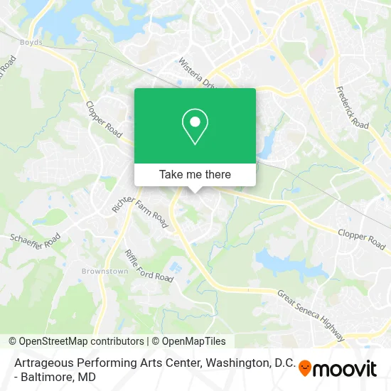Artrageous Performing Arts Center map