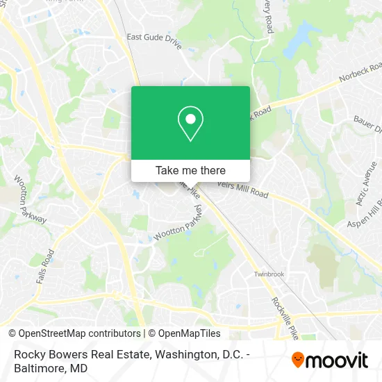 Rocky Bowers Real Estate map
