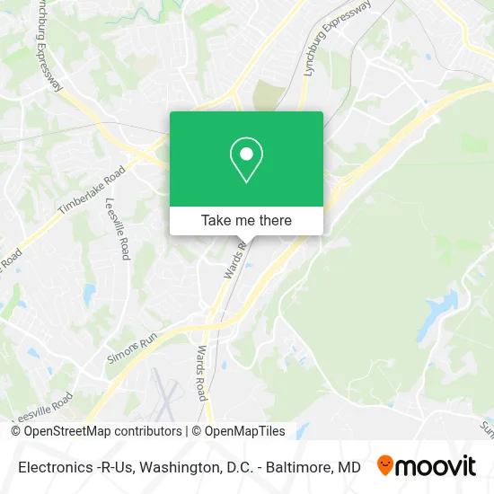 Electronics -R-Us map