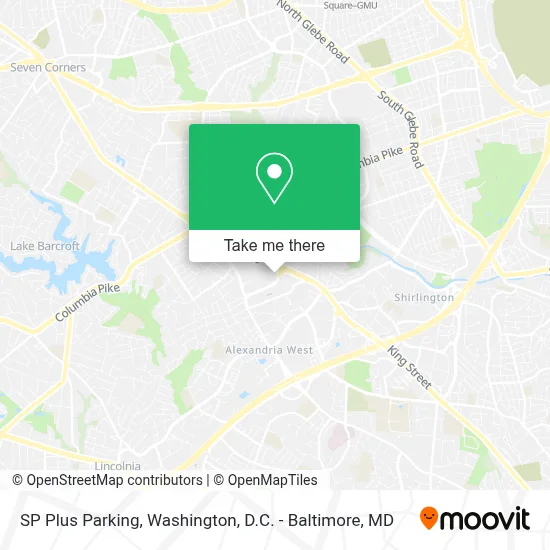 SP Plus Parking map