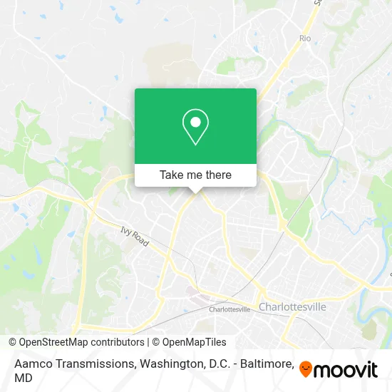 Aamco Transmissions map