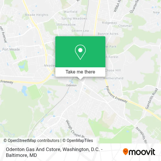 Odenton Gas And Cstore map