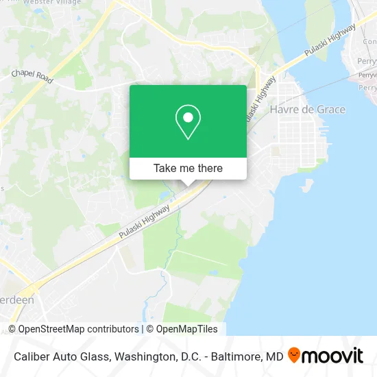 Caliber Auto Glass map