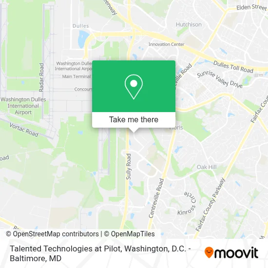 Talented Technologies at Pilot map
