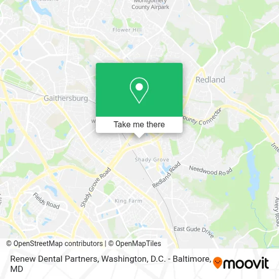 Renew Dental Partners map