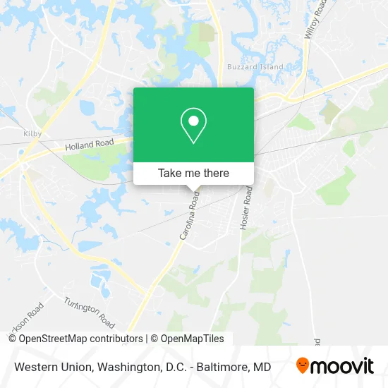 Western Union map