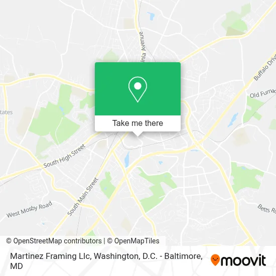 Martinez Framing Llc map