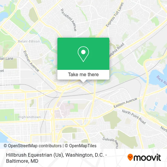 Hillbrush Equestrian (Us) map