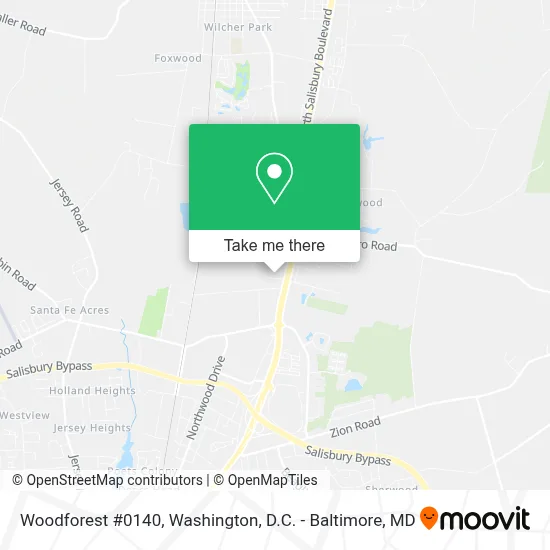 Woodforest #0140 map
