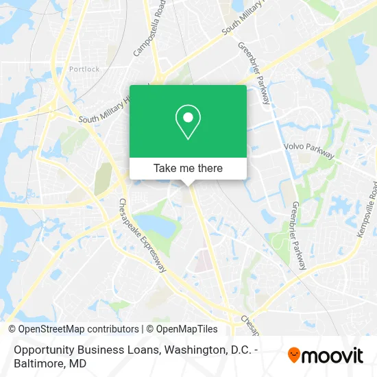 Opportunity Business Loans map