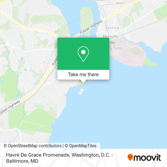 Havre De Grace Promenade map