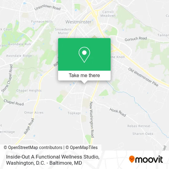 Inside-Out A Functional Wellness Studio map