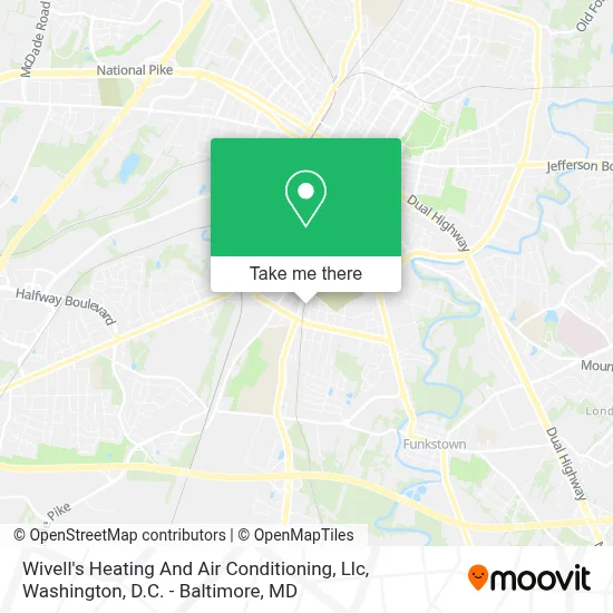Wivell's Heating And Air Conditioning, Llc map
