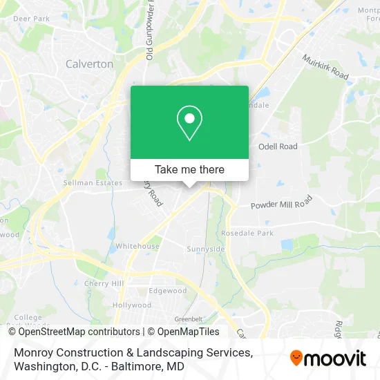 Monroy Construction & Landscaping Services map