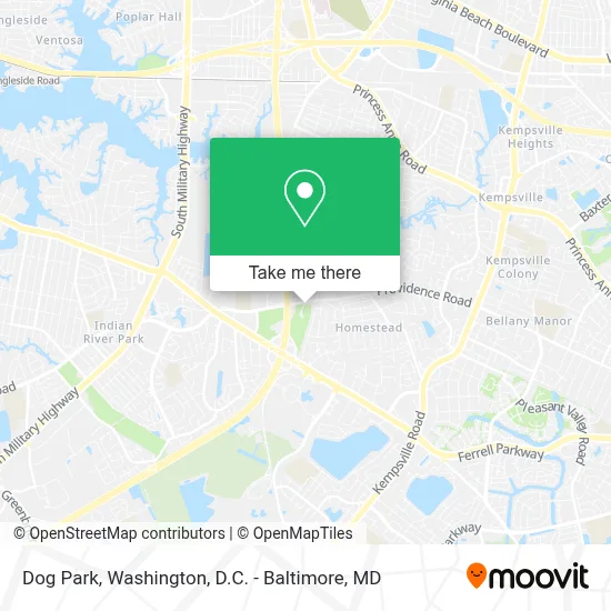 Dog Park map